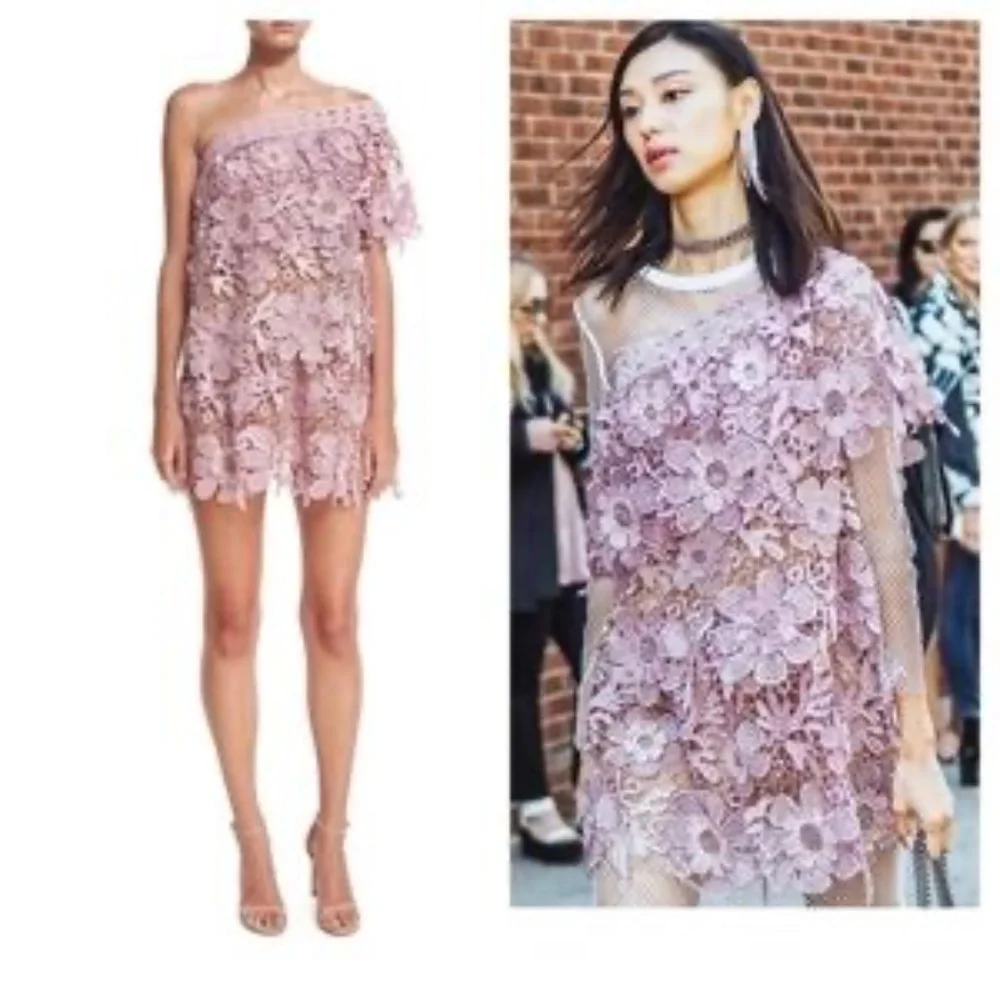 Self-Portrait Lace Mini Dress - Picture 2 of 5